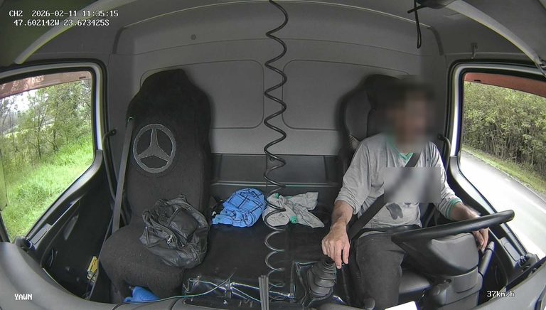 Sensor de fadiga: como a câmera percebe o cansaço do motorista